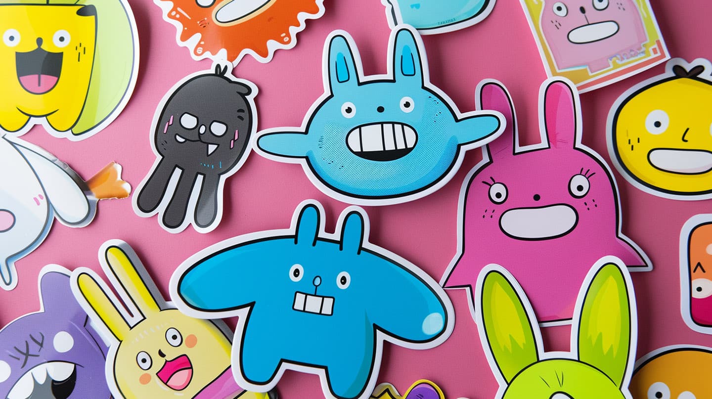 Stickers with Midjourney AI, cover