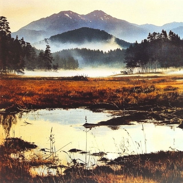Realistic landscape photograph of dawn, showcasing Midjourney prompt techniques for generating natural scenes.