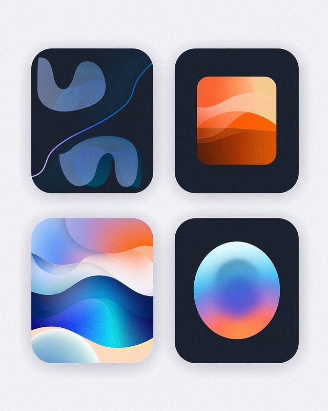 Icon set for Midjourney AI app showcasing various functions, emphasizing prompt engineering and graphic design techniques.