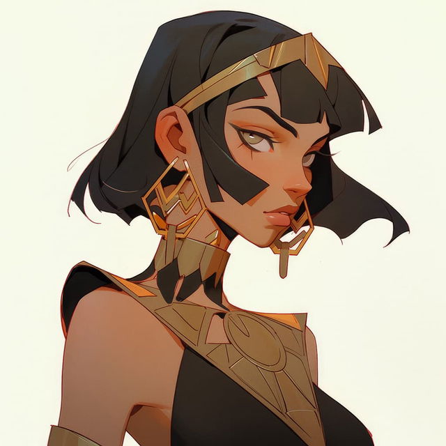 Art Deco character design using Midjourney prompt techniques for Niji 5 --style expressive.