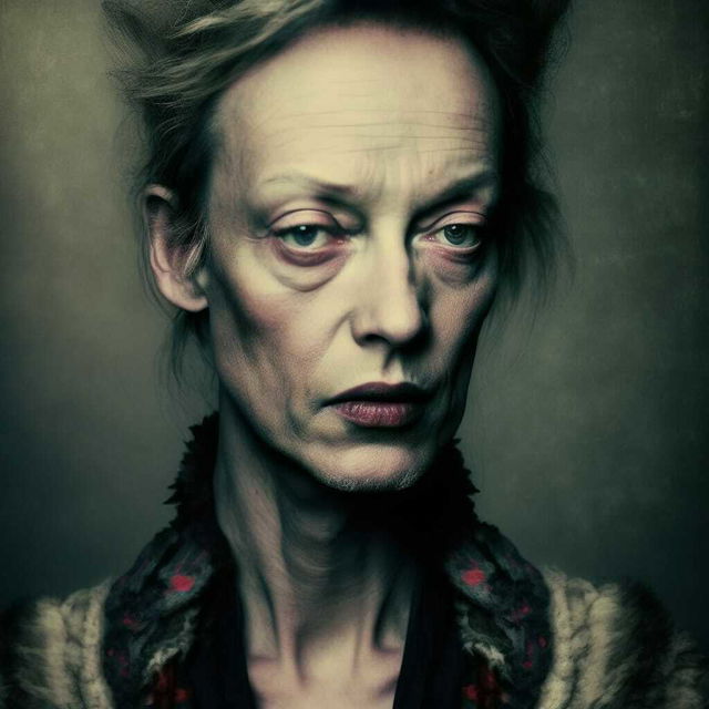 Midjourney prompt for fashion designer by Paolo Roversi, exploring unique character features, detail attention, and artistic expression.