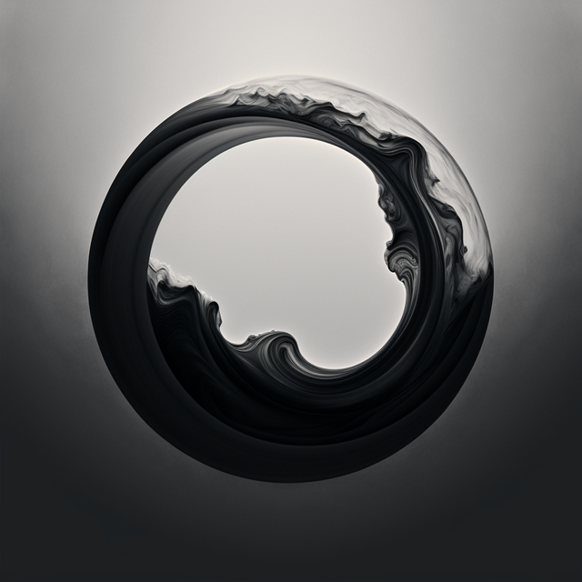 Midjourney prompt showcasing circle design with --stylize 100, emphasizing detail, composition, and artistic quality in V4 image generation.