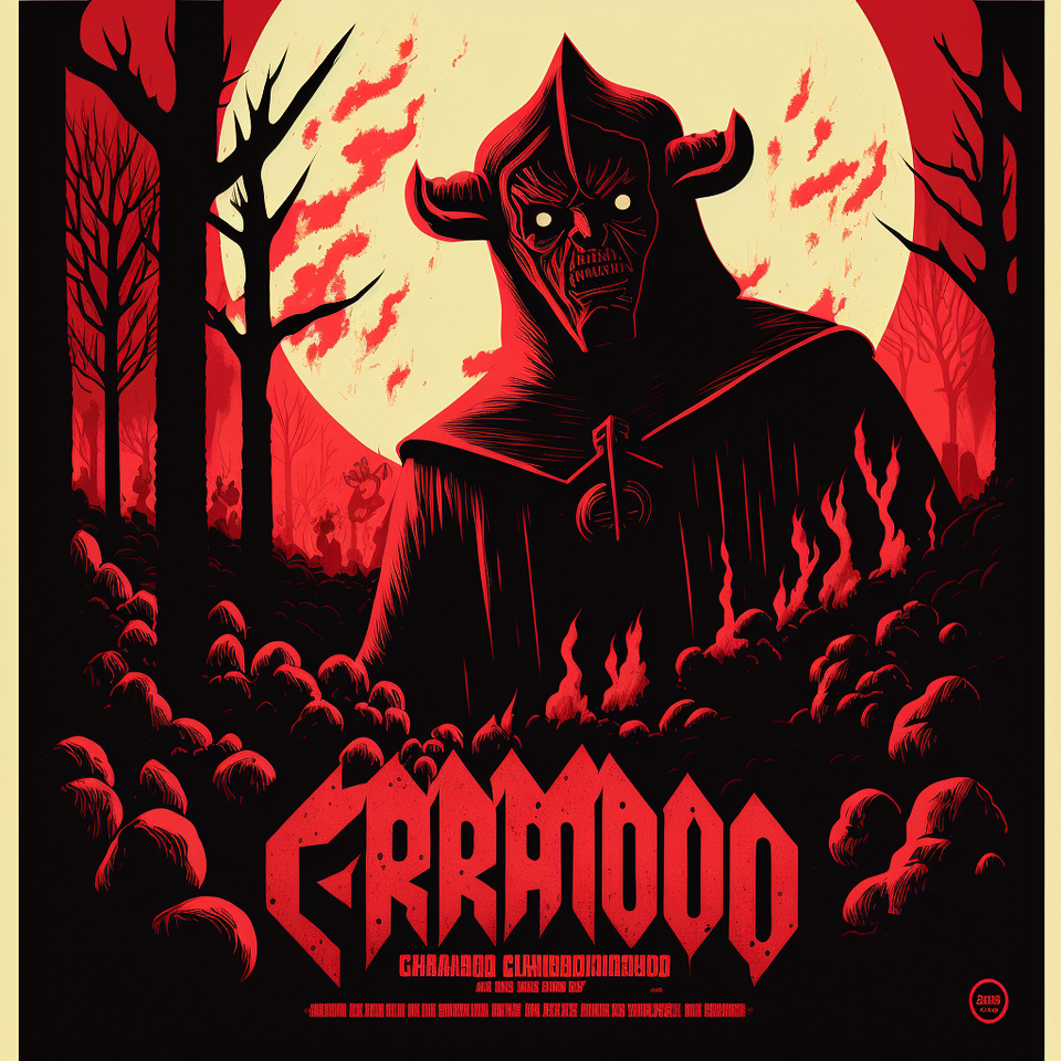 Chernobog by Francesco Francavilla, Midjourney prompt, --stylize 0, dark art style, eerie atmosphere, V4 image generation.