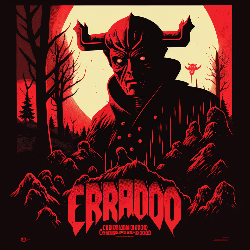 Chernobog by Francesco Francavilla, Midjourney prompt with --stylize 100, showcasing dark artistic style and composition.