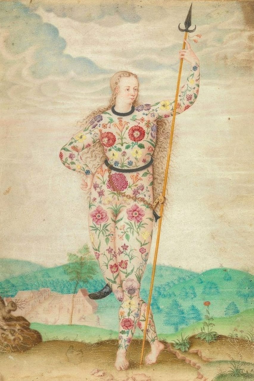 Jacques Le Moyne de Morgues — A Young Daughter of the Picts (c.1585)