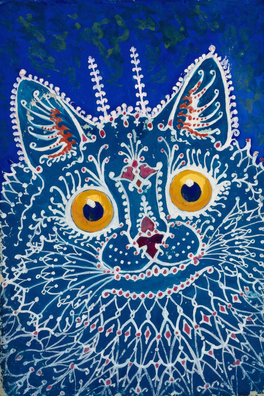 Louis Wain — A Cat In "Gothic" Style (1925/1939)