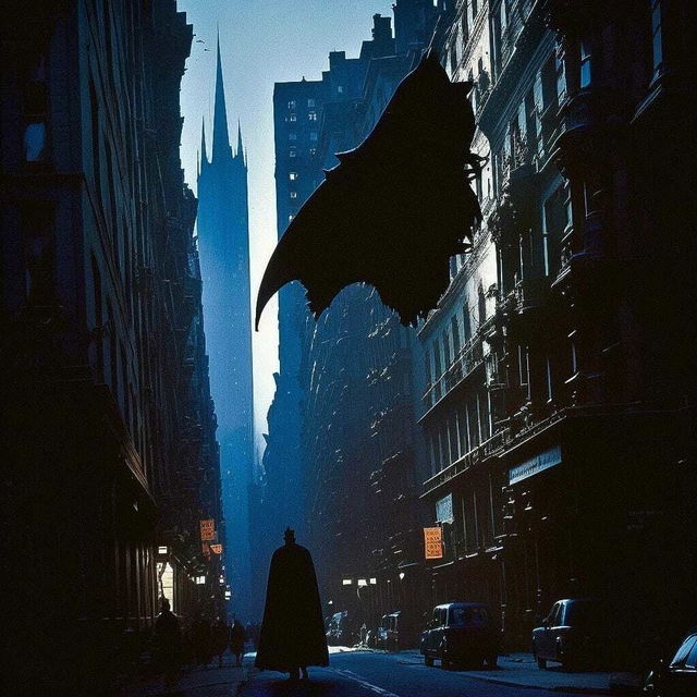 Midjourney prompt showcasing Nazgul over New York City, emphasizing text-to-image generation techniques and artistic influences.
