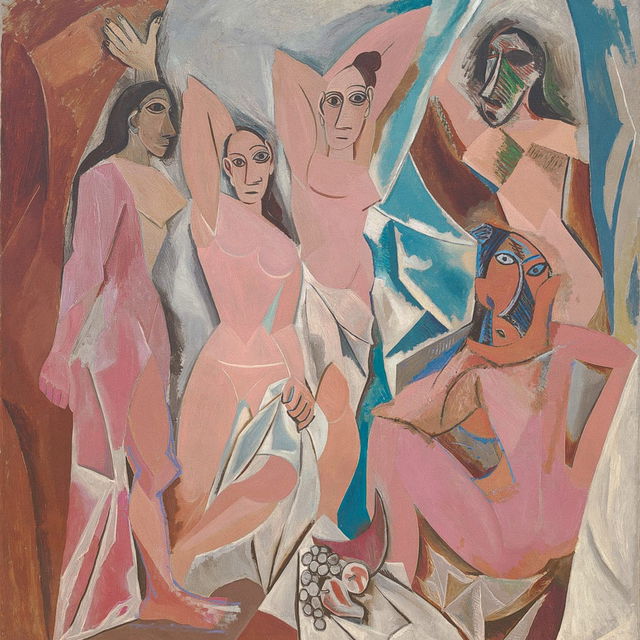 African Period: Les Demoiselles d'Avignon (1907) (fragment)