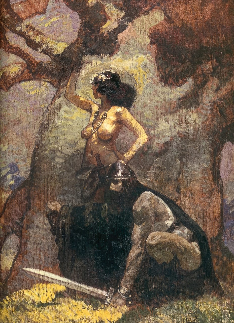 Jeffrey Catherine Jones — The “Undying Wizard” (fragment)