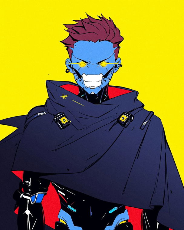 Cloaked Face Atlas style, Midjourney Niji 6 — pick 5 of 12, picture 3 of 4