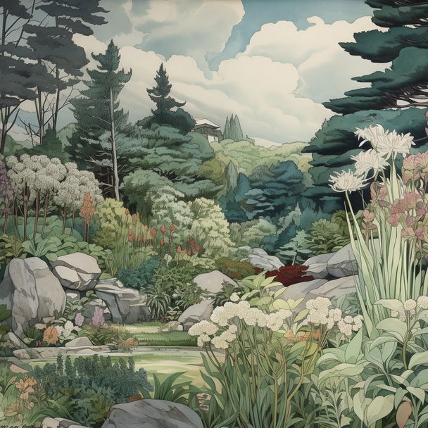 A. J. Casson style, Midjourney V5 — pick 11 of 19, picture 1 of 4