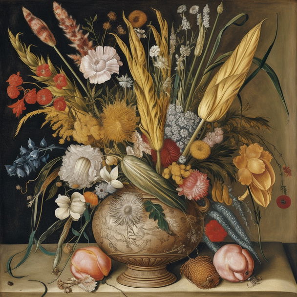 Ambrosius Bosschaert style, Midjourney V5 — pick 4 of 19, picture 4 of 4