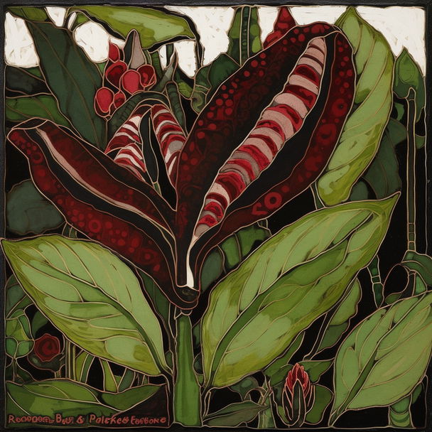 Margaret Preston style, Midjourney V5 — pick 8 of 19, picture 2 of 4