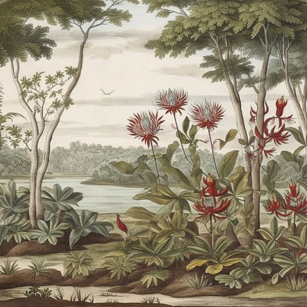 Mark Catesby style, Midjourney V5 — pick 18 of 19, picture 1 of 4