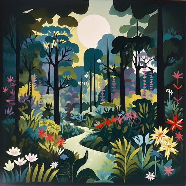 Mary Blair style, Midjourney V5 — pick 17 of 19, picture 1 of 4