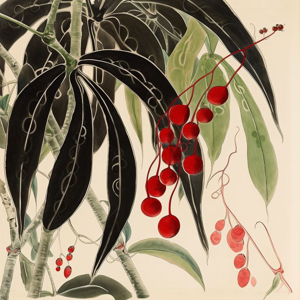 Qi Baishi style, Midjourney V5 — pick 1 of 19, picture 2 of 4