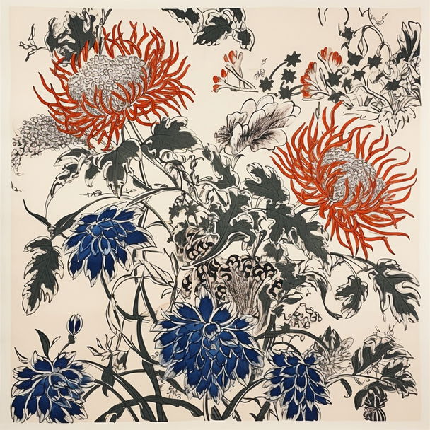 Qi Baishi style, Midjourney V5 — pick 1 of 19, picture 3 of 4