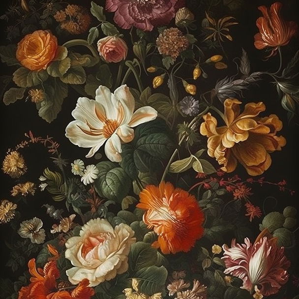 Rachel Ruysch style, Midjourney V5 — pick 3 of 19, picture 3 of 4