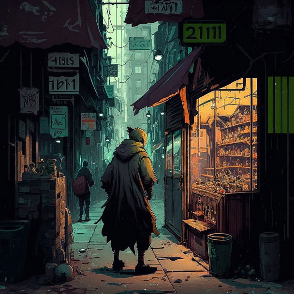 Asaf Hanuka style, Midjourney V4 — pick 4 of 10, picture 1 of 4