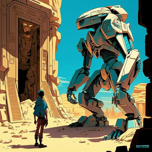 Asaf Hanuka style, Midjourney V4 — pick 4 of 10, picture 4 of 4