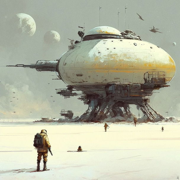 Jakub Rozalski style, Midjourney V4 — pick 2 of 10, picture 3 of 4