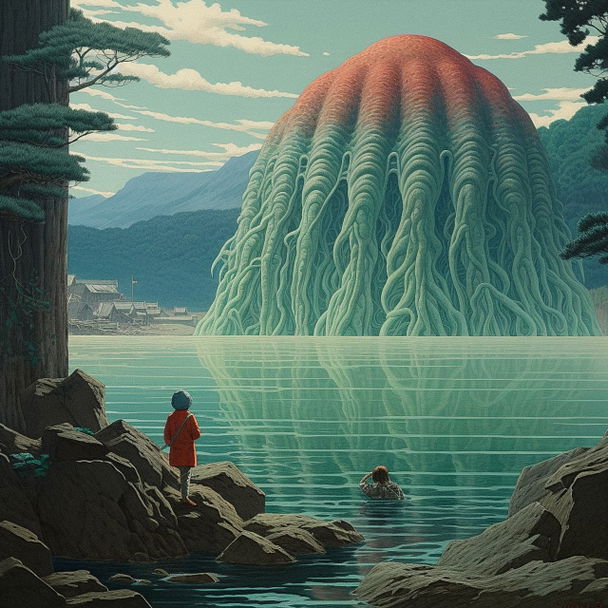 Hasui Kawase style, Midjourney V5.2 — pick 22 of 24, picture 2 of 4