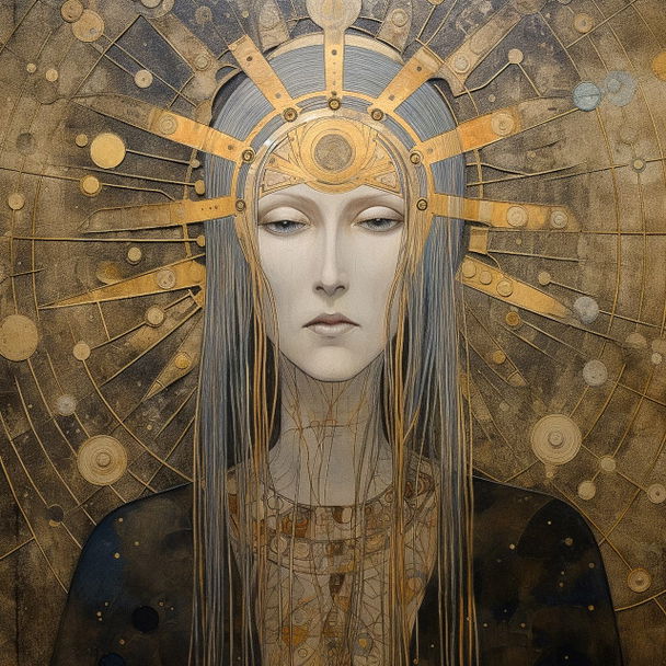 Margaret Macdonald Mackintosh style, Midjourney V5.2 — pick 3 of 24, picture 3 of 4