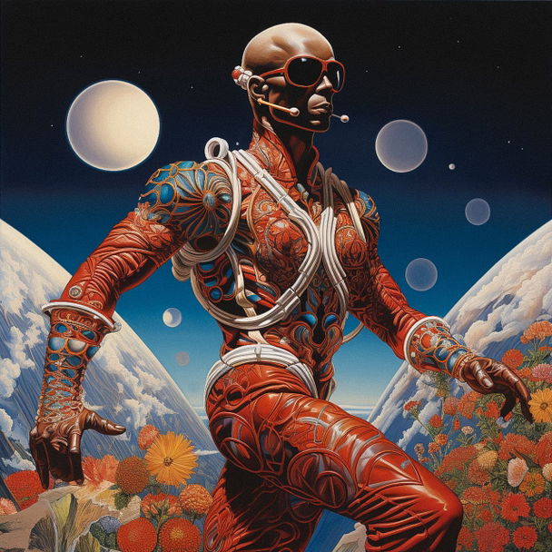 Mati Klarwein style, Midjourney V5.2 — pick 19 of 24, picture 4 of 4