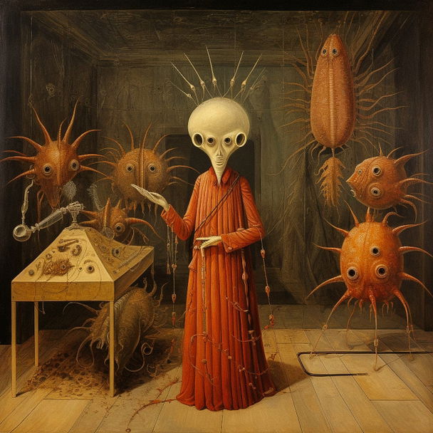 Remedios Varo style, Midjourney V5.2 — pick 15 of 24, picture 2 of 4