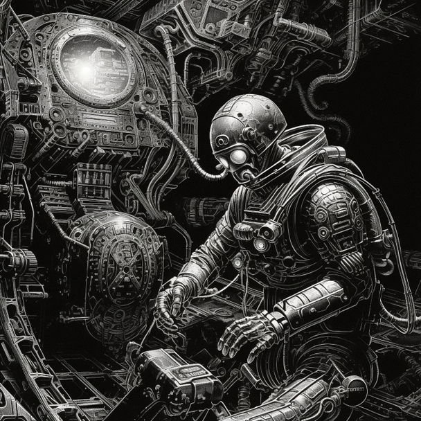 Virgil Finlay style, Midjourney V5.2 — pick 2 of 24, picture 1 of 4