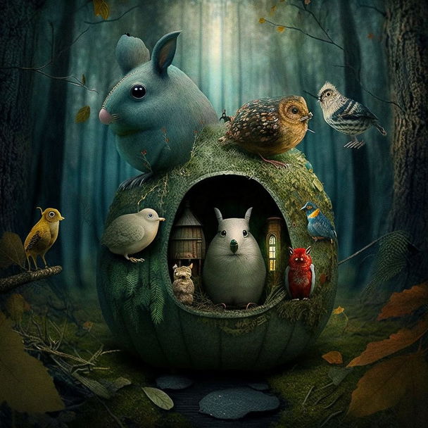Alexander Jansson style, Midjourney V4 — pick 1 of 10, picture 1 of 4