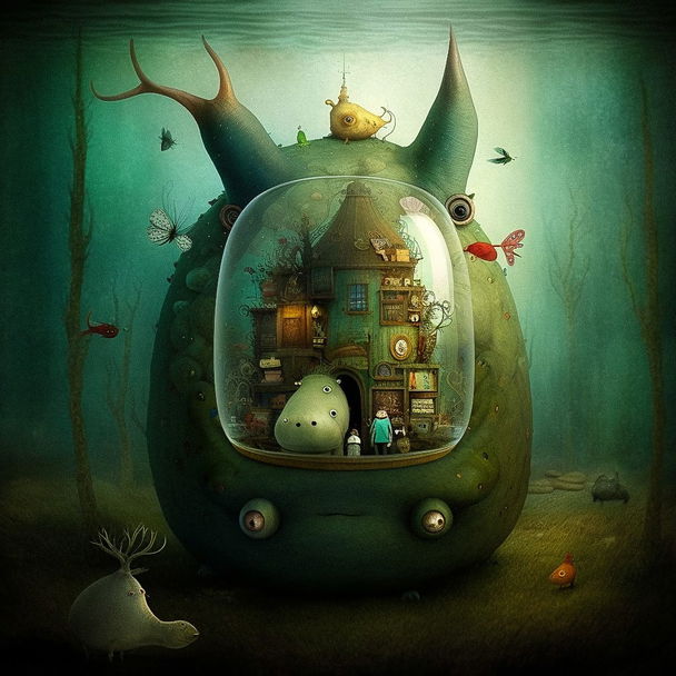 Alexander Jansson style, Midjourney V4 — pick 1 of 10, picture 3 of 4