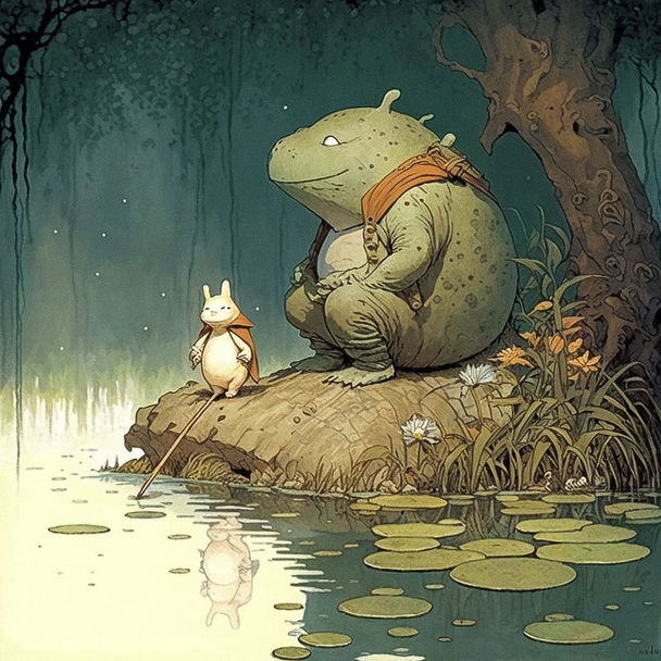 Charles Vess style, Midjourney V4 — pick 3 of 10, picture 3 of 4