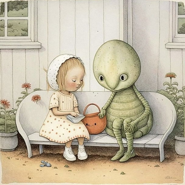 Elsa Beskow style, Midjourney V4 — pick 10 of 10, picture 2 of 4