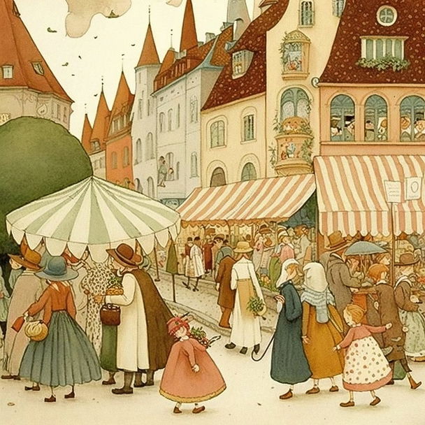 Elsa Beskow style, Midjourney V4 — pick 10 of 10, picture 4 of 4