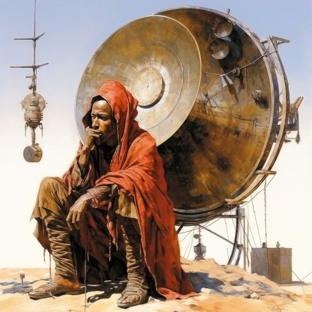 Enki Bilal style, Midjourney V5.2 — pick 5 of 15, picture 2 of 4