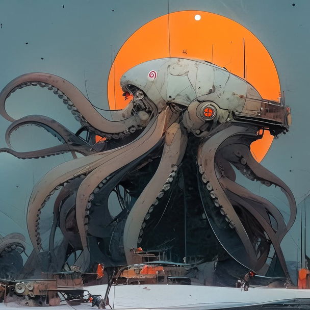 Enki Bilal style, Midjourney Niji 5 — pick 5 of 15, picture 4 of 4