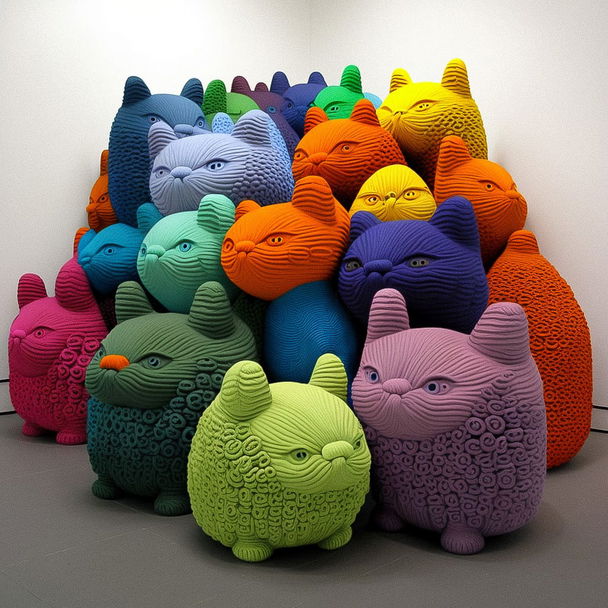 Choi Jeong-Hwa style, Midjourney V4 — pick 11 of 12, picture 2 of 4