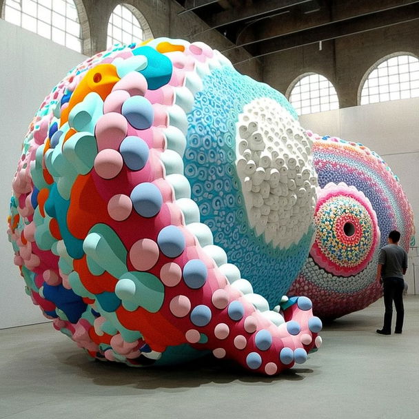 Choi Jeong-Hwa style, Midjourney V4 — pick 11 of 12, picture 3 of 4
