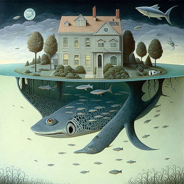 David Wiesner style, Midjourney V4 — pick 7 of 12, picture 3 of 4