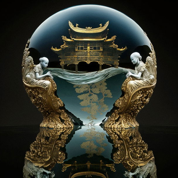 Guo Pei style, Midjourney V4 — pick 8 of 12, picture 3 of 4