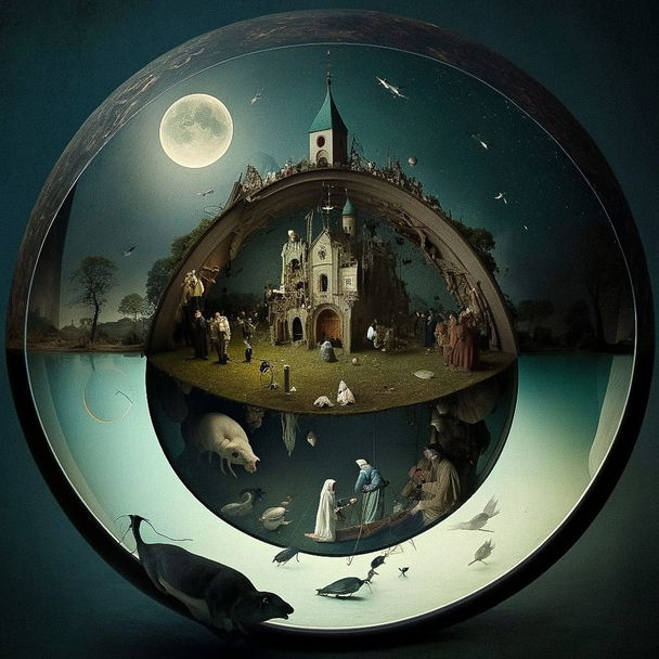 Hieronymus Bosch style, Midjourney V4 — pick 6 of 12, picture 3 of 4