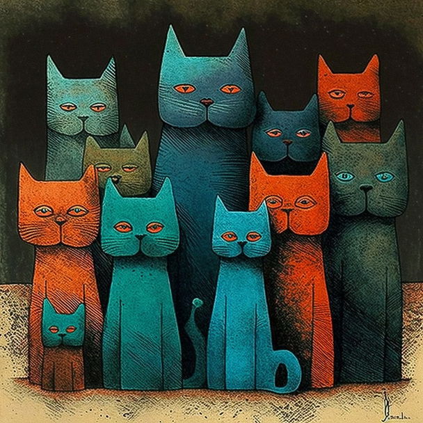 Rufino Tamayo style, Midjourney V4 — pick 10 of 12, picture 2 of 4
