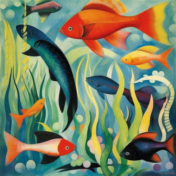 August Macke style, Midjourney V5.1 — pick 2 of 20, picture 1 of 4