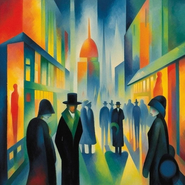August Macke style, Midjourney V5.1 — pick 2 of 20, picture 2 of 4