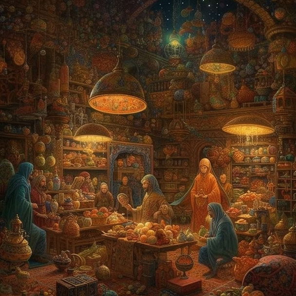 James C. Christensen style, Midjourney V5 — pick 6 of 10, picture 1 of 4