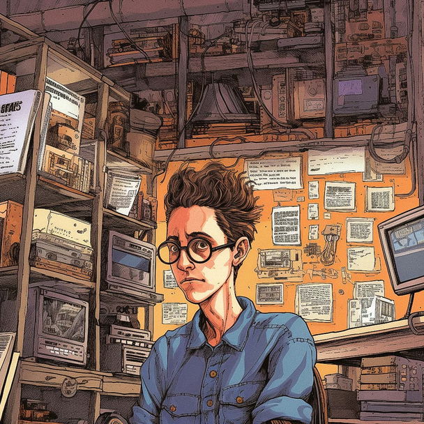 Alison Bechdel style, Midjourney V5 — pick 2 of 11, picture 2 of 4