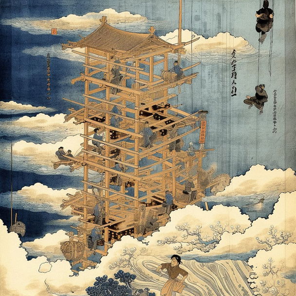 Katsushika Hokusai style, Midjourney V5 — pick 3 of 11, picture 2 of 4