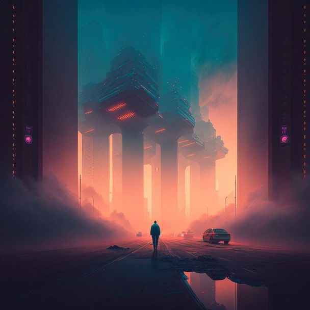 Beeple style, Midjourney V4 — pick 1 of 9, picture 4 of 4