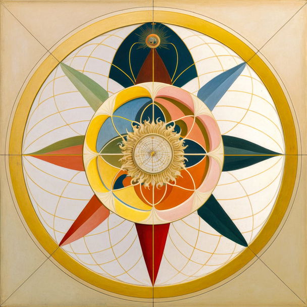 Hilma af Klint style, Midjourney V4 — pick 2 of 9, picture 4 of 4